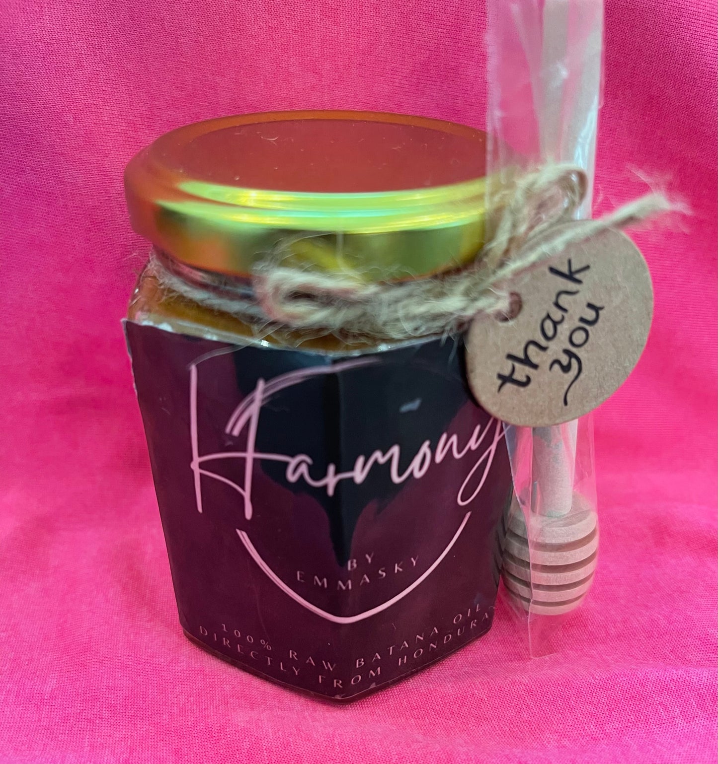 Batana Hair Oil 🌿 Nature’s Pure Golden Touch 100% Raw for Every Strand (6 oz Jar with Included Honeycomb Hair Scooper)